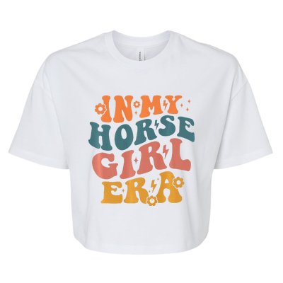 Cute Horse Era For Horse Owner In My Horse Era Premium Bella+Canvas Jersey Crop Tee