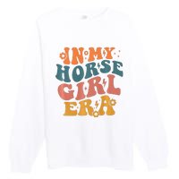 Cute Horse Era For Horse Owner In My Horse Era Premium Premium Crewneck Sweatshirt