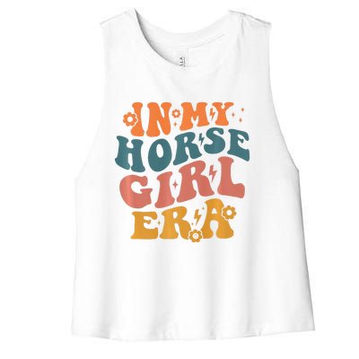 Cute Horse Era For Horse Owner In My Horse Era Premium Women's Racerback Cropped Tank