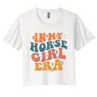 Cute Horse Era For Horse Owner In My Horse Era Premium Women's Crop Top Tee