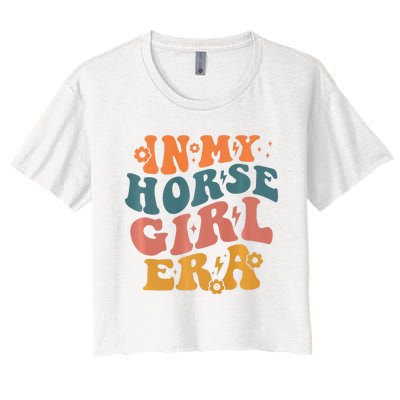 Cute Horse Era For Horse Owner In My Horse Era Premium Women's Crop Top Tee