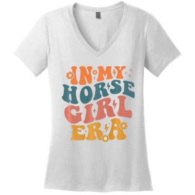 Cute Horse Era For Horse Owner In My Horse Era Premium Women's V-Neck T-Shirt