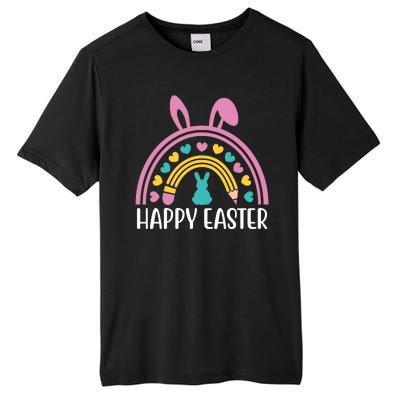 Cute Happy Easter School Teacher Student Bunny Tall Fusion ChromaSoft Performance T-Shirt