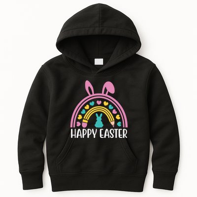 Cute Happy Easter School Teacher Student Bunny Kids Hoodie
