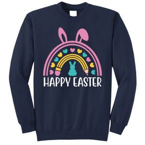 Cute Happy Easter School Teacher Student Bunny Tall Sweatshirt