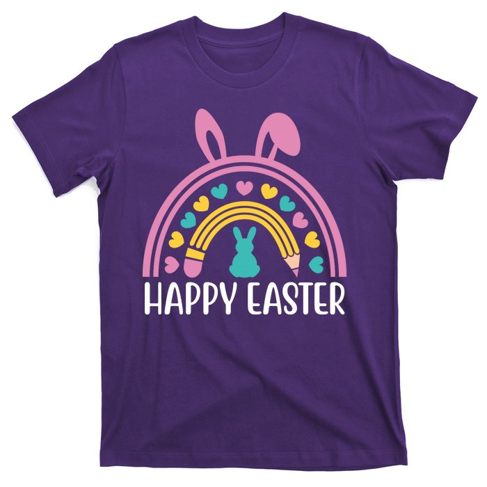 Cute Happy Easter School Teacher Student Bunny T-Shirt