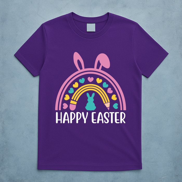 Cute Happy Easter School Teacher Student Bunny T-Shirt