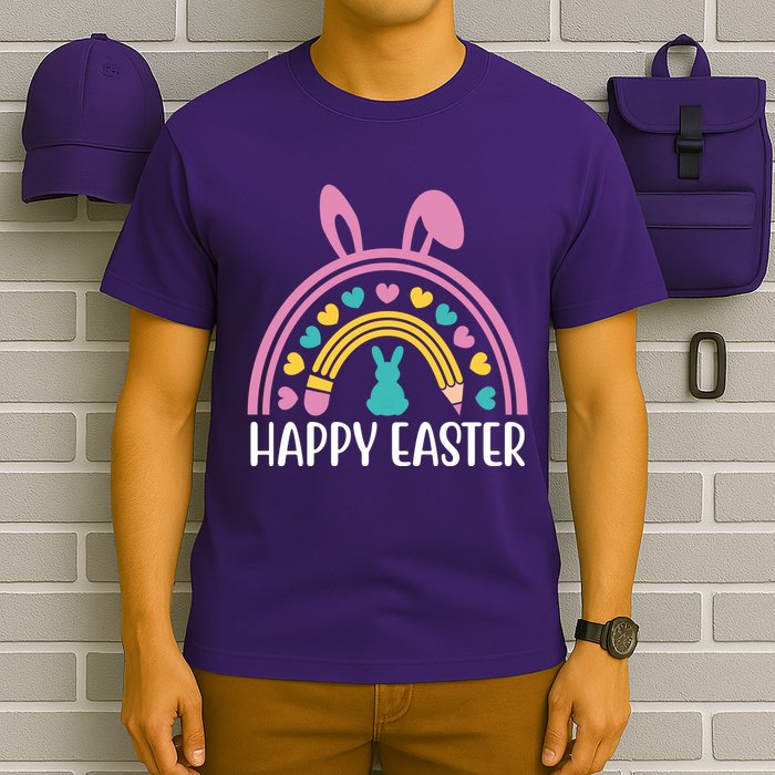 Cute Happy Easter School Teacher Student Bunny T-Shirt