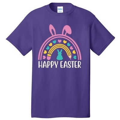 Cute Happy Easter School Teacher Student Bunny Tall T-Shirt