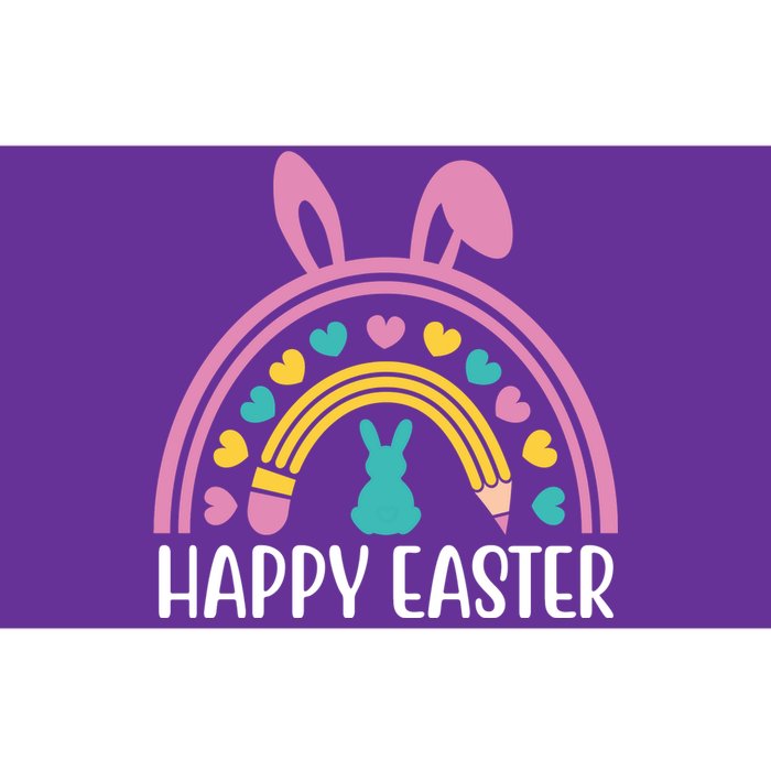 Cute Happy Easter School Teacher Student Bunny Bumper Sticker