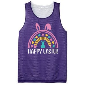 Cute Happy Easter School Teacher Student Bunny Mesh Reversible Basketball Jersey Tank