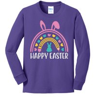 Cute Happy Easter School Teacher Student Bunny Kids Long Sleeve Shirt