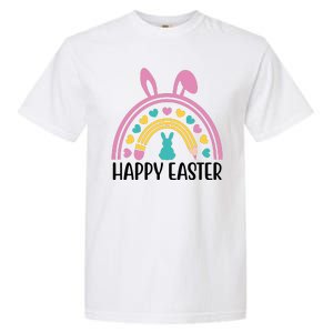 Cute Happy Easter School Teacher Student Bunny Garment-Dyed Heavyweight T-Shirt