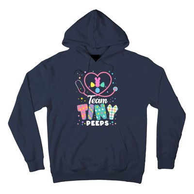 Cute Happy Easter Team Tiny Peeps Nurse Doctor Stethoscope Hoodie