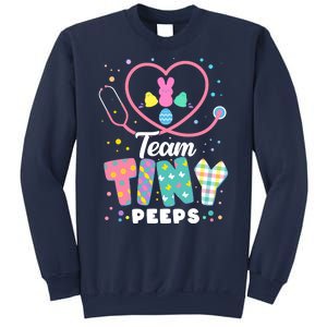 Cute Happy Easter Team Tiny Peeps Nurse Doctor Stethoscope Sweatshirt