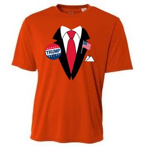 Costume Halloween Easy Tie And Suit Trump Donald Cooling Performance Crew T-Shirt