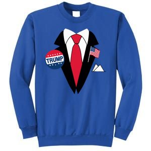 Costume Halloween Easy Tie And Suit Trump Donald Sweatshirt