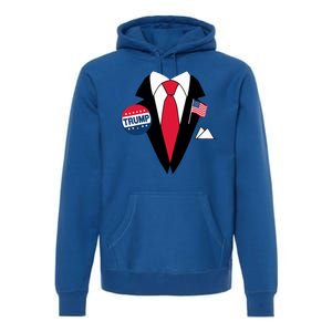 Costume Halloween Easy Tie And Suit Trump Donald Premium Hoodie