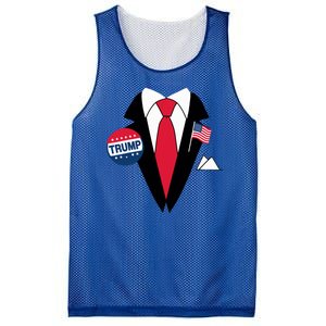 Costume Halloween Easy Tie And Suit Trump Donald Mesh Reversible Basketball Jersey Tank