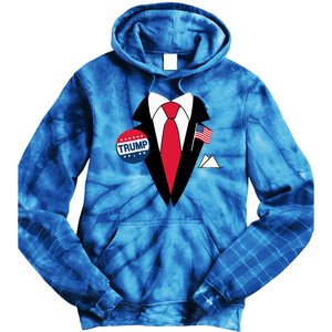 Costume Halloween Easy Tie And Suit Trump Donald Tie Dye Hoodie