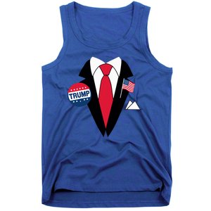 Costume Halloween Easy Tie And Suit Trump Donald Tank Top