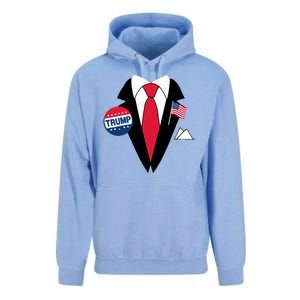 Costume Halloween Easy Tie And Suit Trump Donald Unisex Surf Hoodie