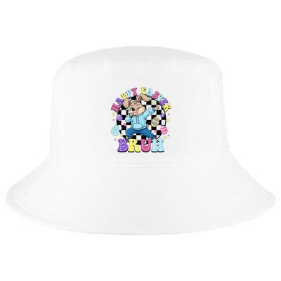 Checkered Happy Easter Bruh Bunny Cool Comfort Performance Bucket Hat