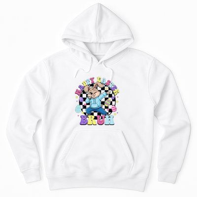 Checkered Happy Easter Bruh Bunny Hoodie