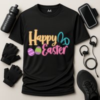 Cute Happy Easter Bunny Egg Cooling Performance Crew T-Shirt