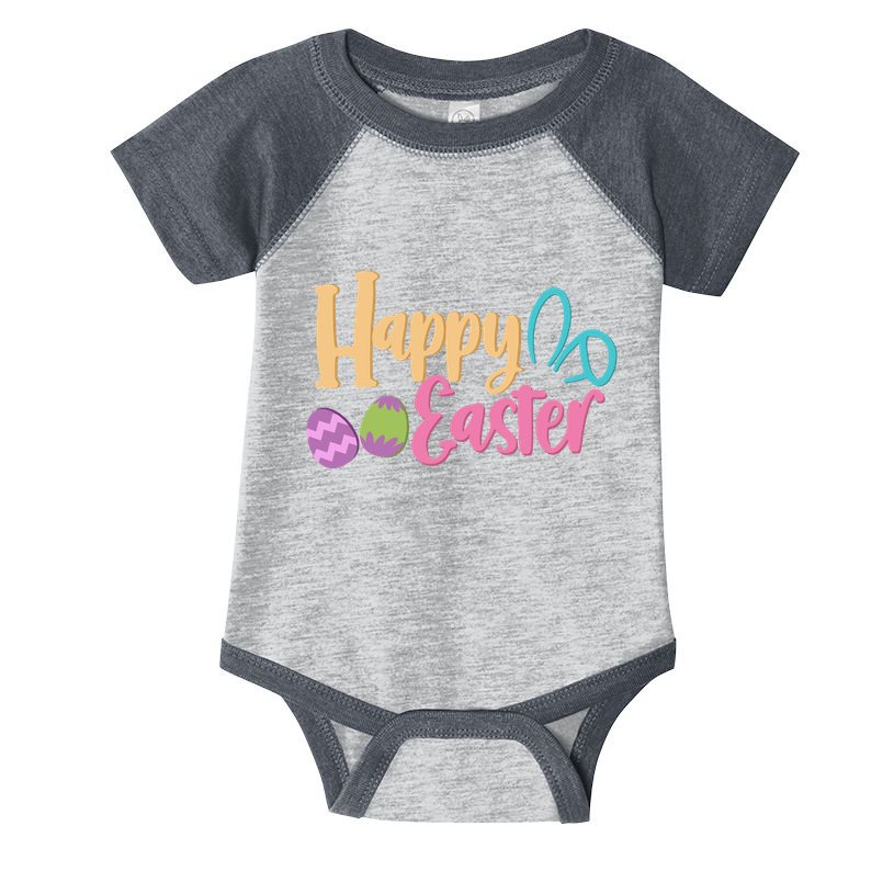 Cute Happy Easter Bunny Egg Infant Baby Jersey Bodysuit