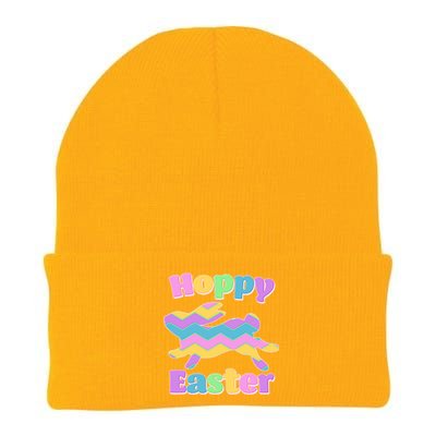 Cute Hoppy Easter Colorful Easter Bunny Knit Cap Winter Beanie