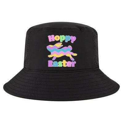 Cute Hoppy Easter Colorful Easter Bunny Cool Comfort Performance Bucket Hat