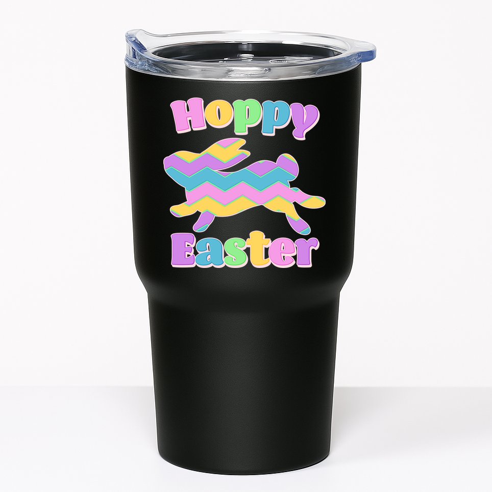 Cute Hoppy Easter Colorful Easter Bunny Tumbler