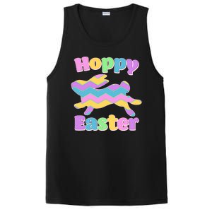 Cute Hoppy Easter Colorful Easter Bunny PosiCharge Competitor Tank