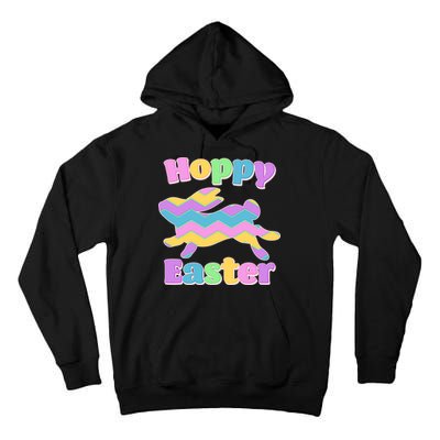 Cute Hoppy Easter Colorful Easter Bunny Tall Hoodie