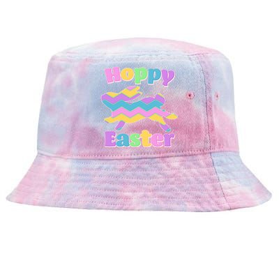 Cute Hoppy Easter Colorful Easter Bunny Tie-Dyed Bucket Hat