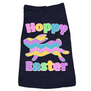 Cute Hoppy Easter Colorful Easter Bunny Doggie Tank