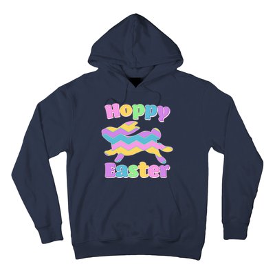 Cute Hoppy Easter Colorful Easter Bunny Hoodie