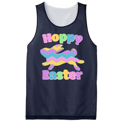 Cute Hoppy Easter Colorful Easter Bunny Mesh Reversible Basketball Jersey Tank