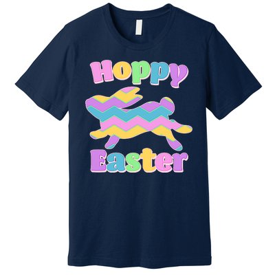 Cute Hoppy Easter Colorful Easter Bunny Premium T-Shirt