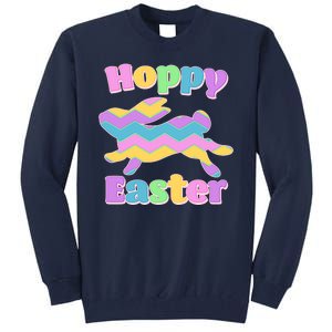 Cute Hoppy Easter Colorful Easter Bunny Tall Sweatshirt