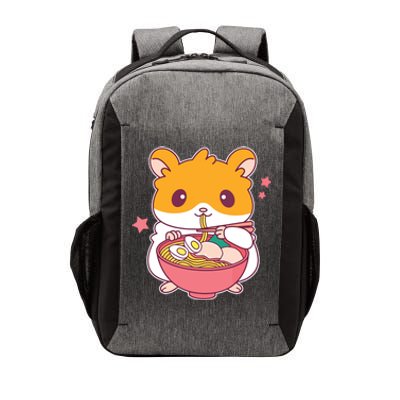 Cute Hamster Eating Ramen Hamster Lovers Vector Backpack