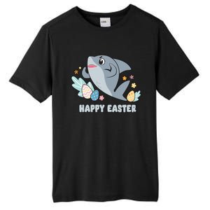 Cute Happy Easter Day Egg Hunt Orca Shark Funny Gift Tall Fusion ChromaSoft Performance T-Shirt