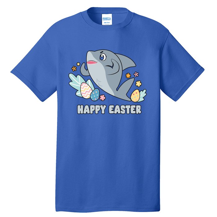 Cute Happy Easter Day Egg Hunt Orca Shark Funny Gift Tall T-Shirt