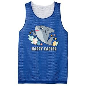 Cute Happy Easter Day Egg Hunt Orca Shark Funny Gift Mesh Reversible Basketball Jersey Tank