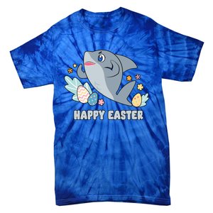 Cute Happy Easter Day Egg Hunt Orca Shark Funny Gift Tie-Dye T-Shirt