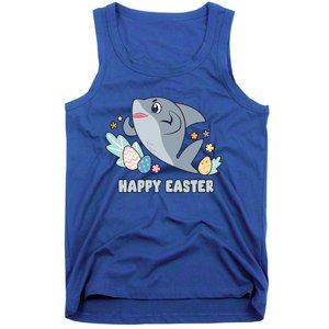 Cute Happy Easter Day Egg Hunt Orca Shark Funny Gift Tank Top