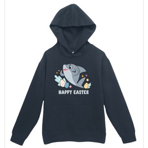 Cute Happy Easter Day Egg Hunt Orca Shark Funny Gift Urban Pullover Hoodie