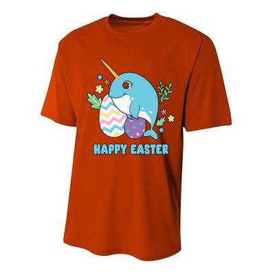 Cute Happy Easter Day Egg Hunter Orca Whale Gift Performance Sprint T-Shirt