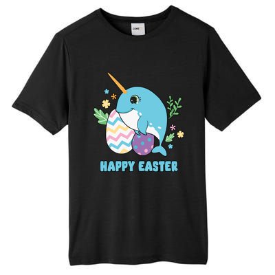 Cute Happy Easter Day Egg Hunter Orca Whale Gift Tall Fusion ChromaSoft Performance T-Shirt